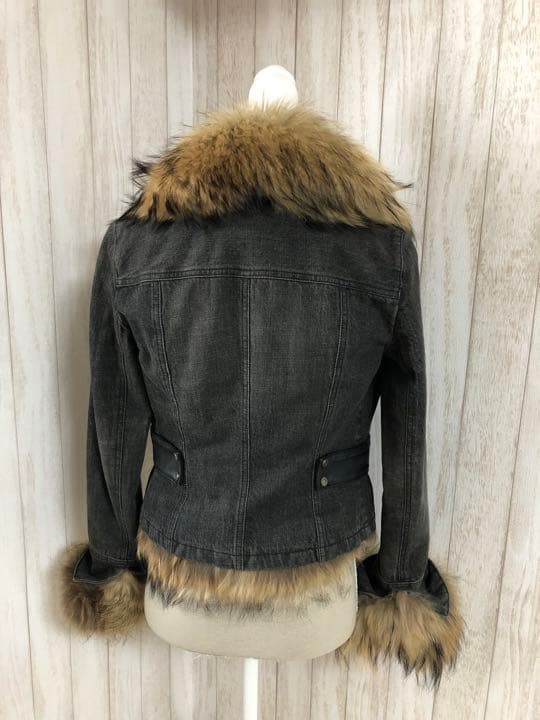 EPOCA デニムジャケット ファー付き