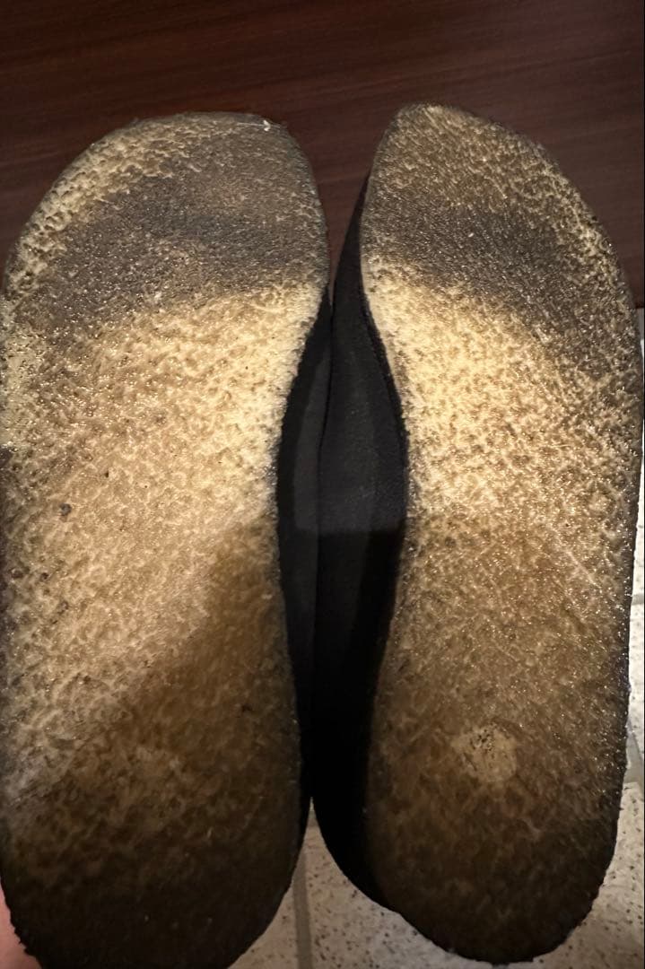 クラークスオリジナルズ ワラビー ブラック 22.5cm