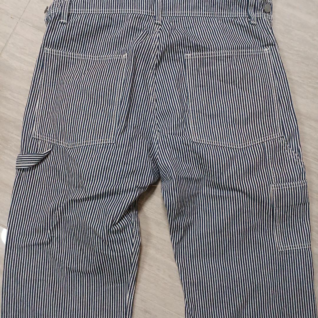 児島デニム　オーバーオール　ヒッコリー