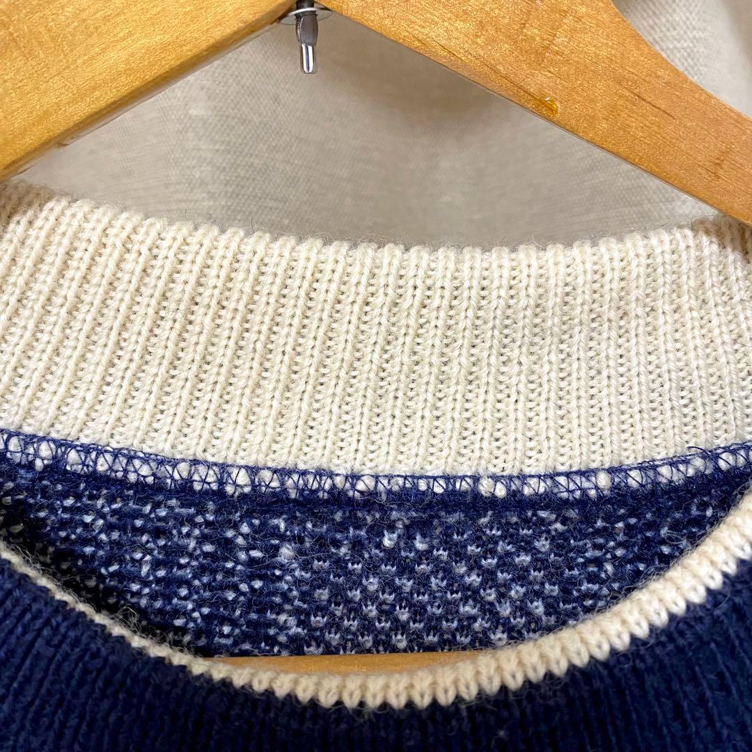 80's MARITHÉ FRANÇOIS GIRBAUD 総柄 ウールニット