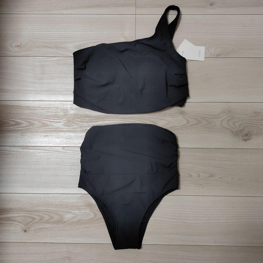 ETRE TOKYO サイドタックワンショルダースイムウェア