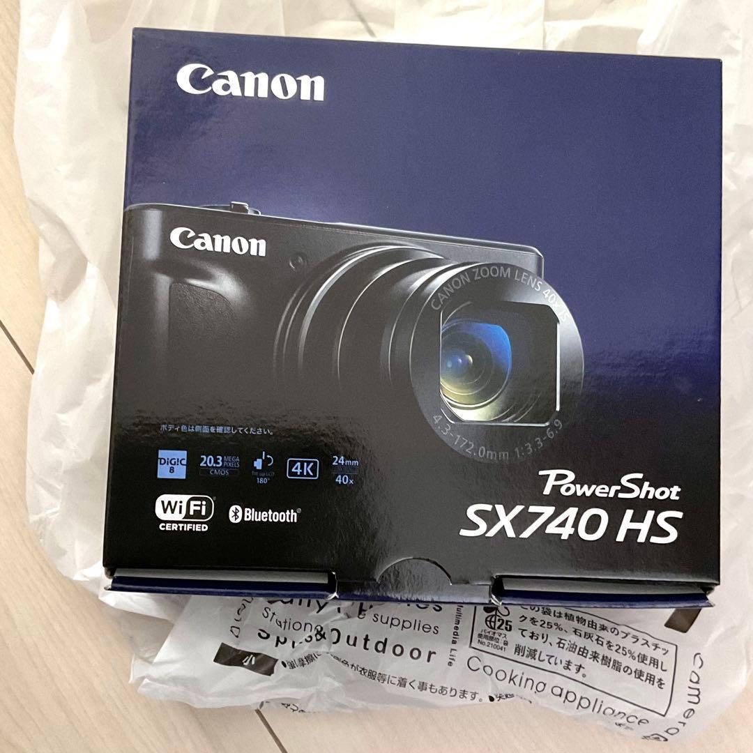 【新品・未使用】キヤノン　POWERSHOT SX740 HS ブラック