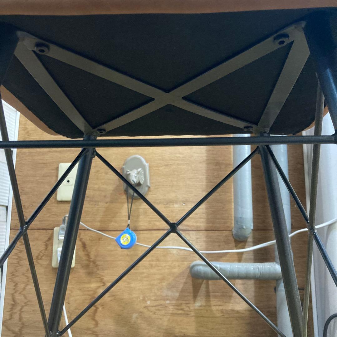 美品　ダイニングチェア　クラッシュゲートCrash Gate　ブラウン&キャメル