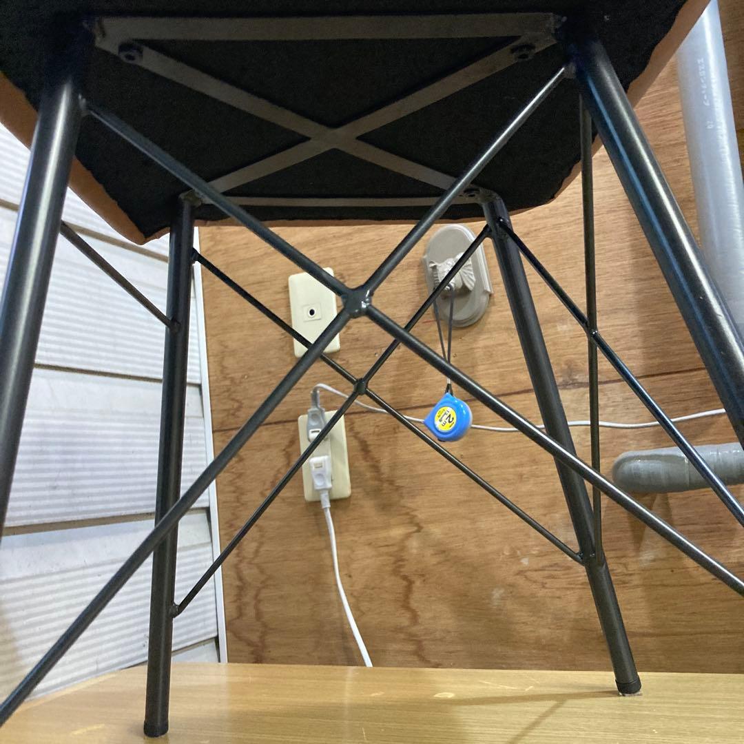 美品　ダイニングチェア　クラッシュゲートCrash Gate　ブラウン&キャメル