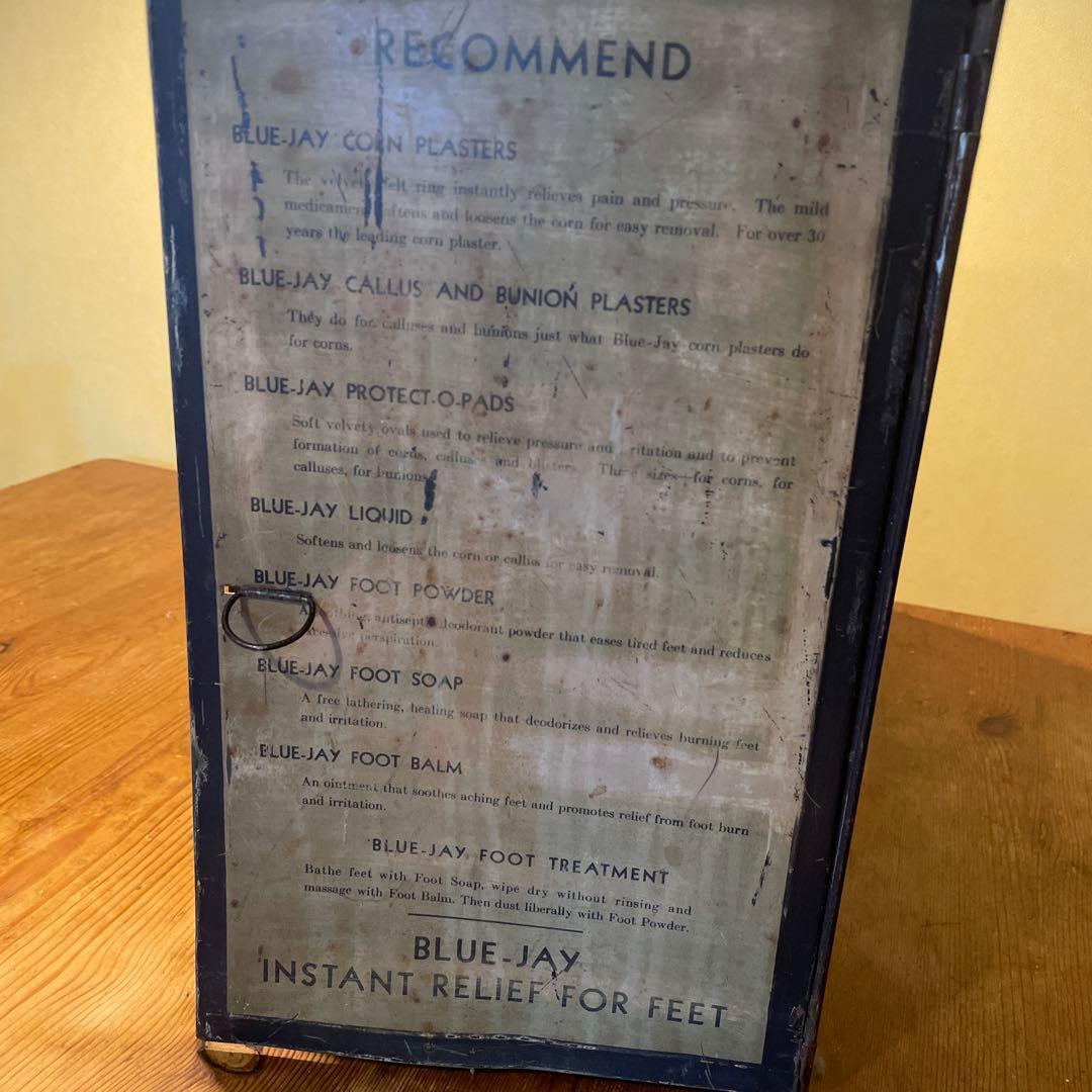 BLUE JAY アンティーク 販促ケース