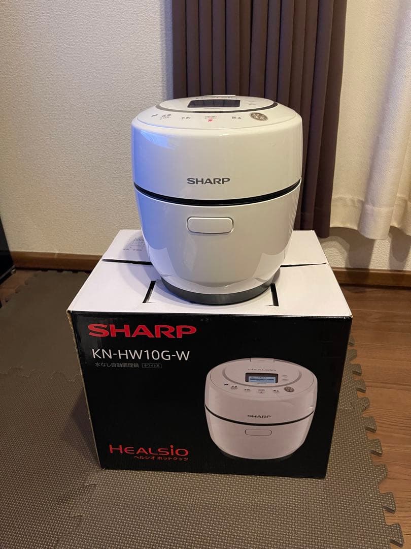 SHARP HEALSIO KN-HW10G-W ホットクック★美品