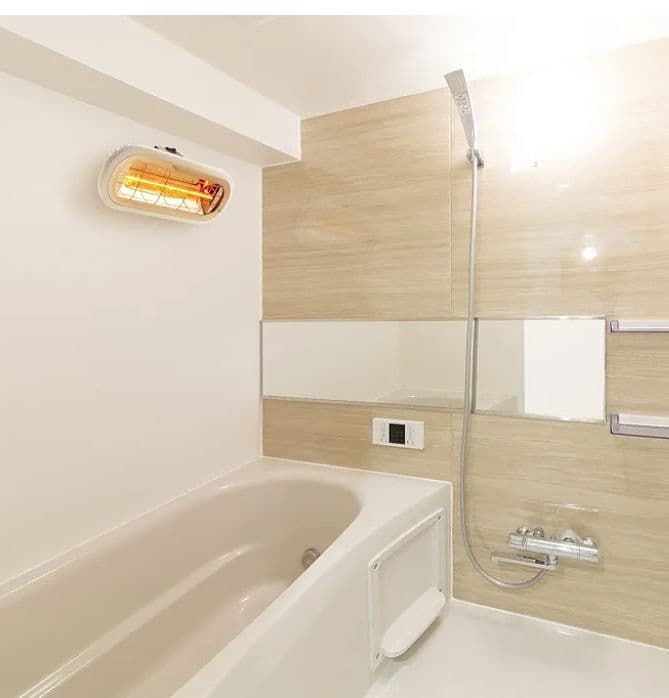 クレスターお風呂ヒーター　吊り下げ、壁付け両用モデル