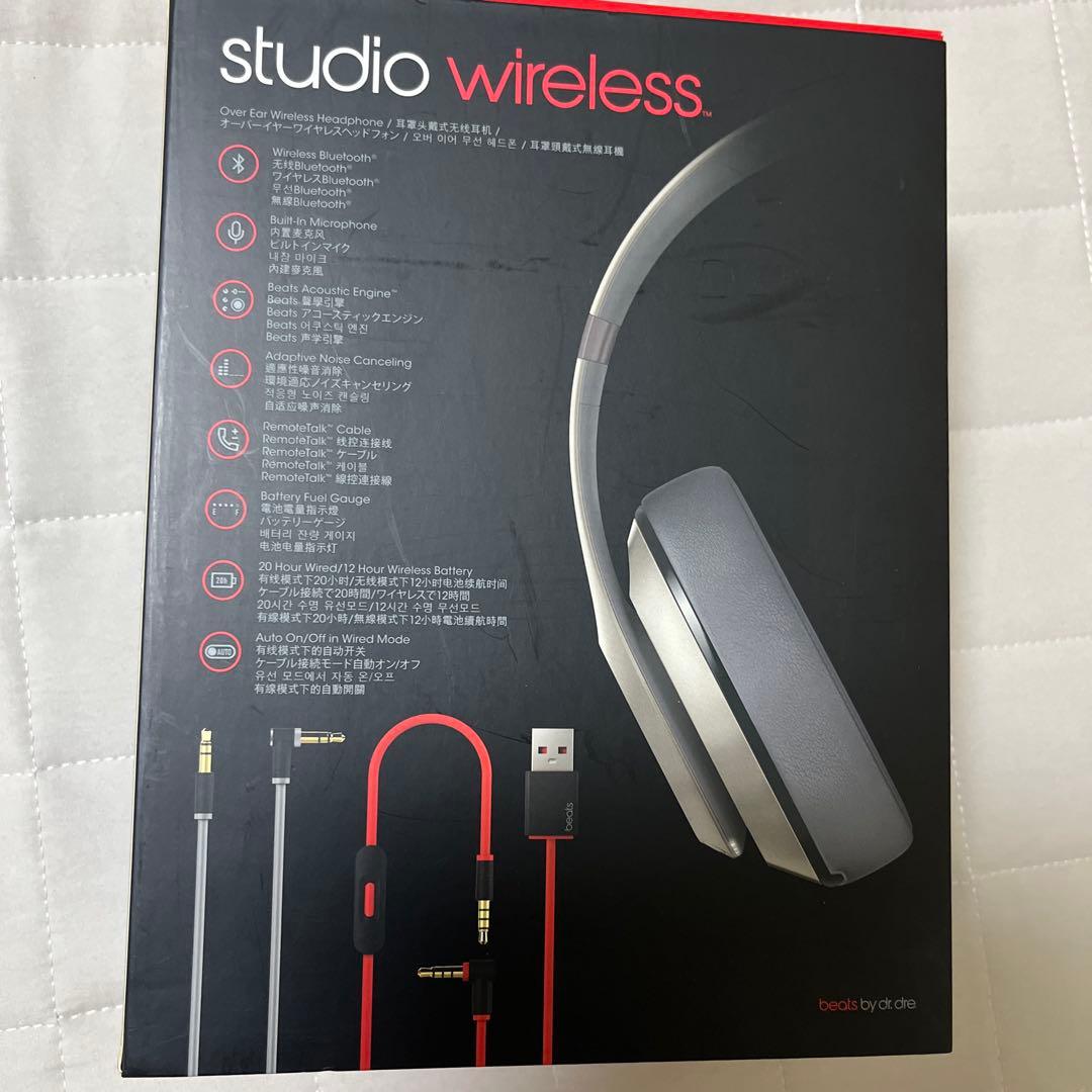 ヘッドホン Beats StudioWireless Titanium MHAK2PA/ B