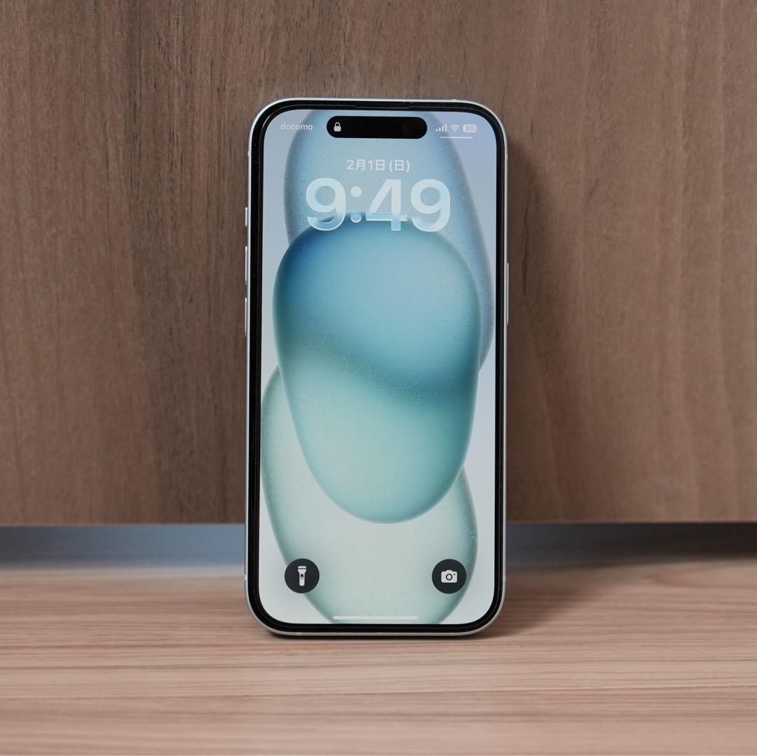 Apple iPhone 15 本体 ブルー　128G