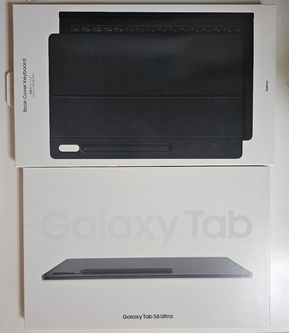 GALAXY tab s8 ultra + ブックカバーキーボード