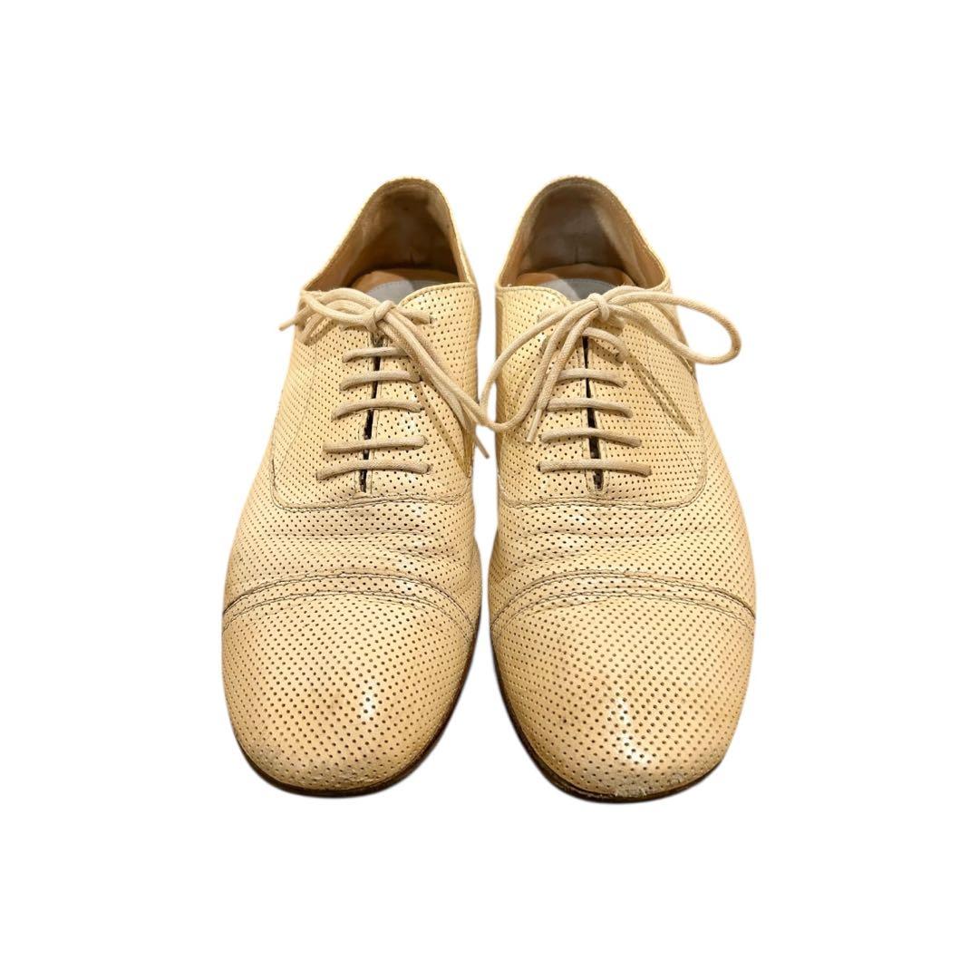 激レア 本人期 Martin Margiela パンチングレザー ドレスシューズ