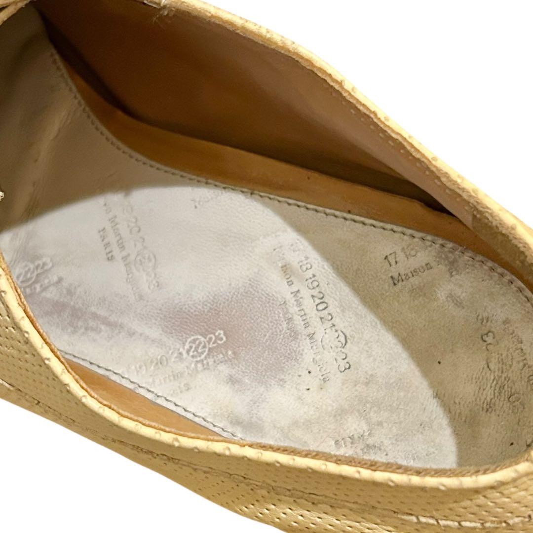 激レア 本人期 Martin Margiela パンチングレザー ドレスシューズ