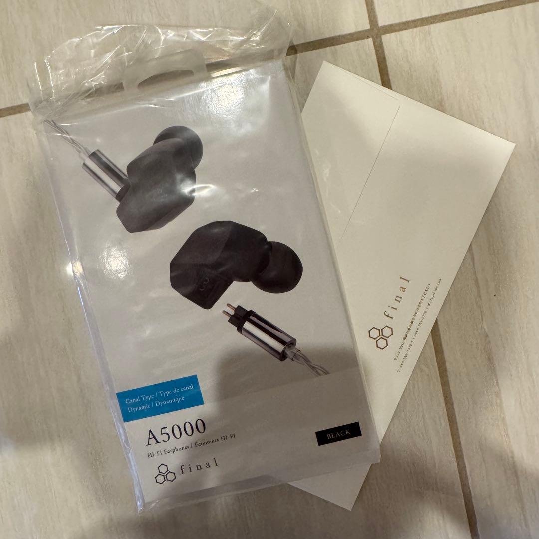 【新品未開封】final A5000 有線イヤホン