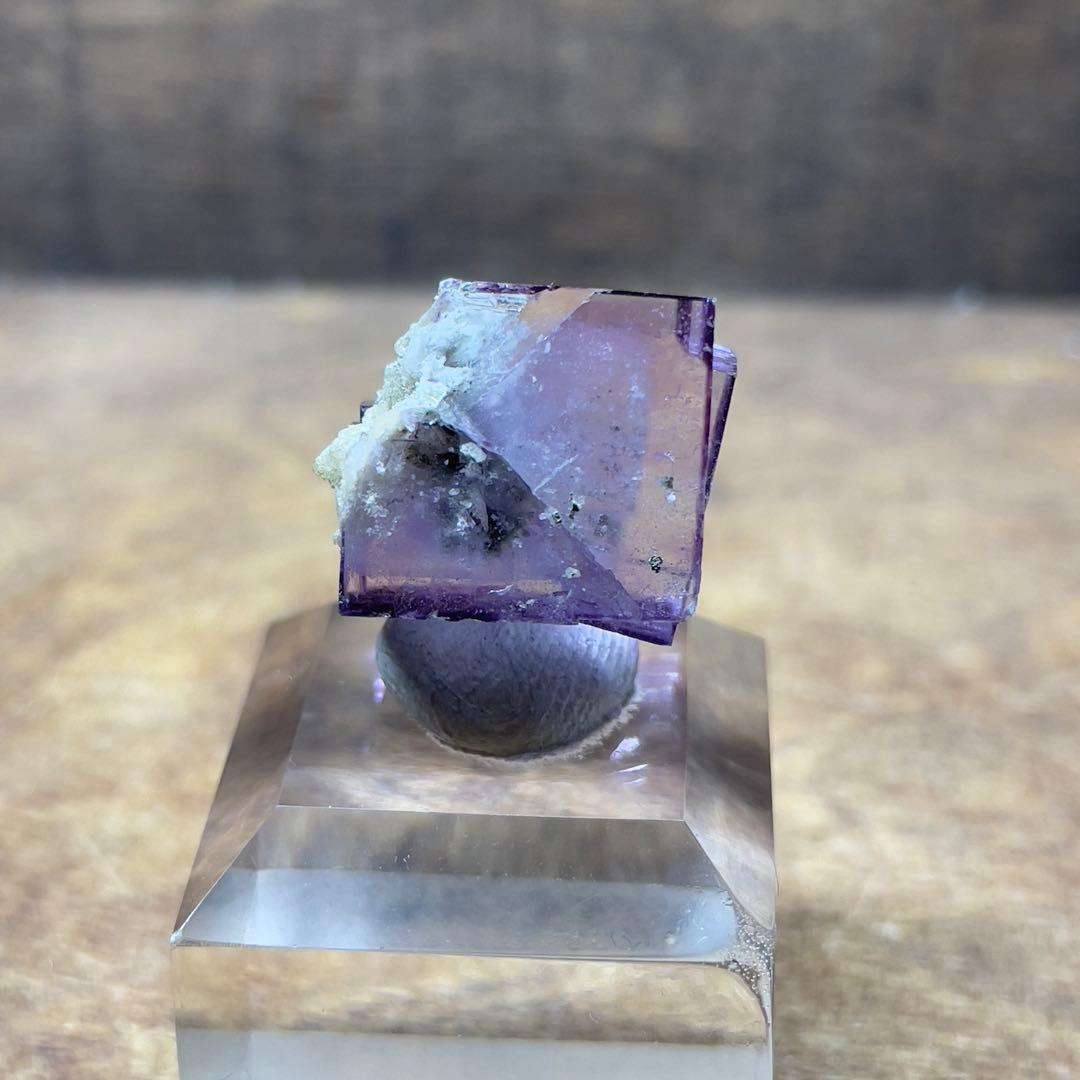 VIP-1003 中国　ヤオガンシャン産　フローライト原石＊ハイクリアパープル