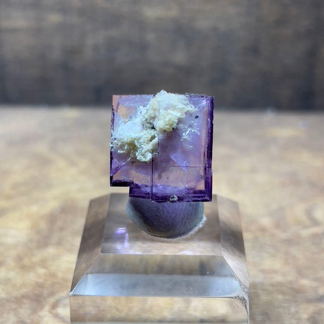 VIP-1003 中国　ヤオガンシャン産　フローライト原石＊ハイクリアパープル