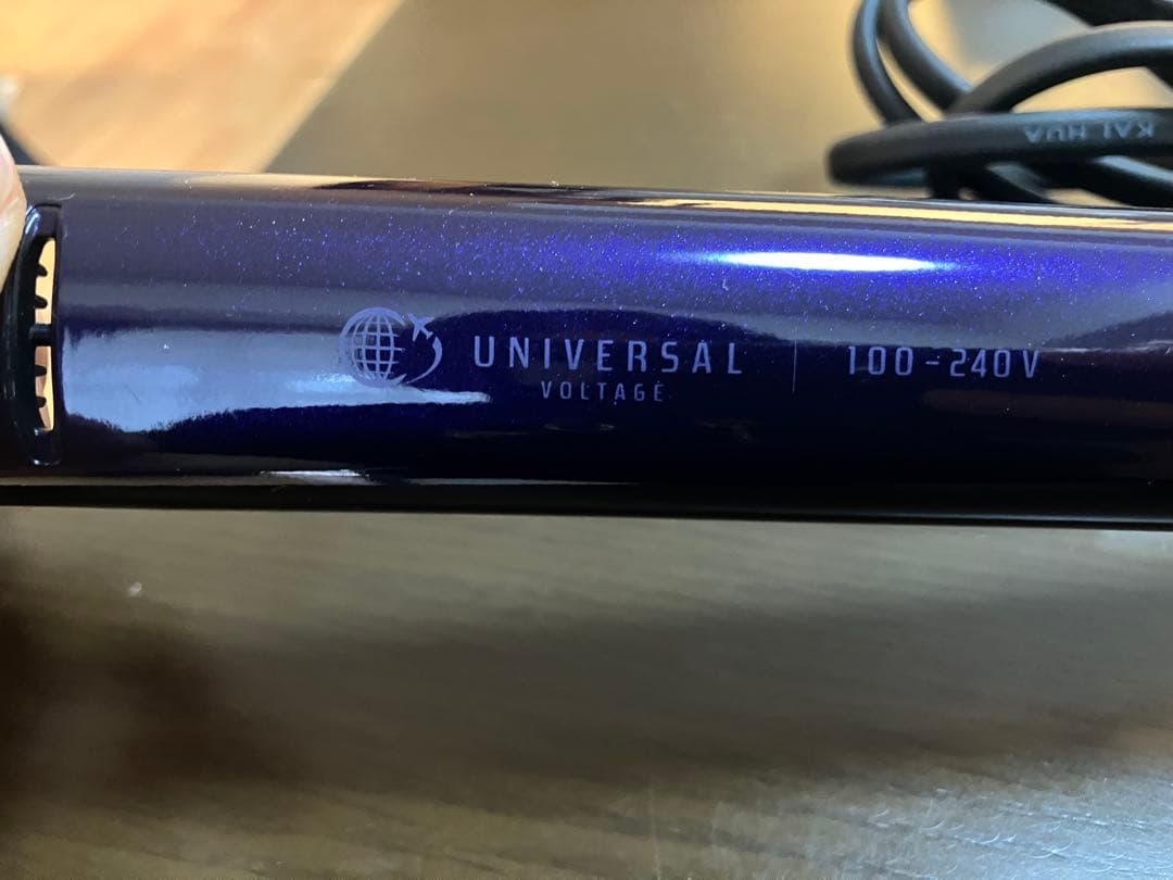 パープル ストレートヘアアイロン