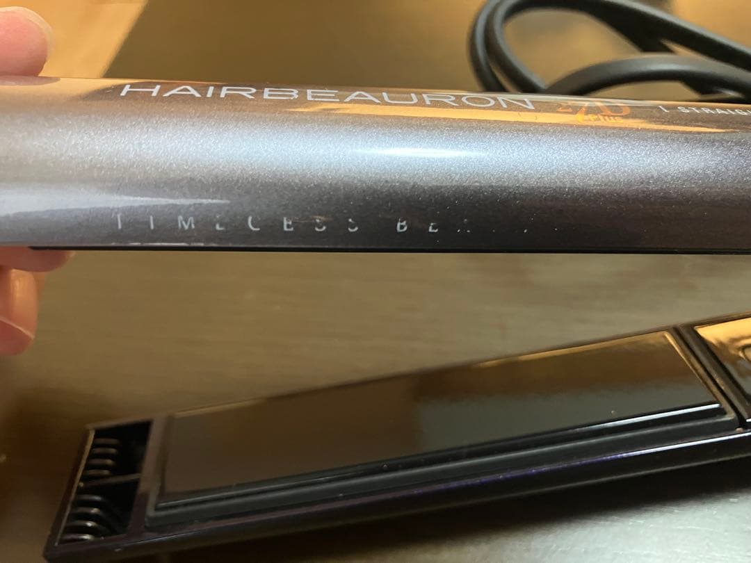 パープル ストレートヘアアイロン