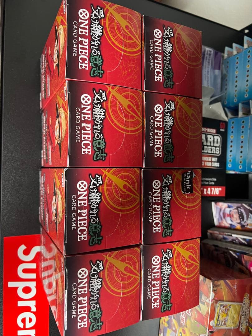 ワンピースカードゲーム　受け継がれる意思　テープ付き 8BOX