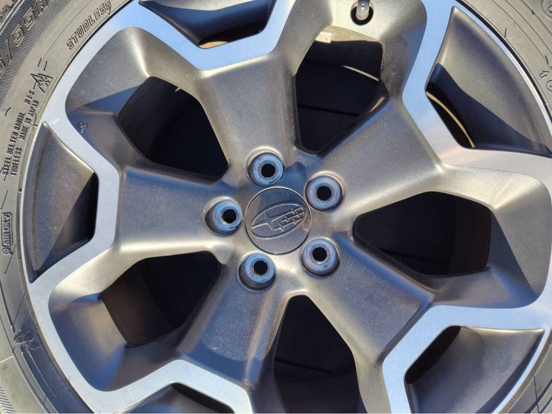 インプレッサXV　GP7　純正17インチアルミホイール　グッドイヤーアイスナビ7