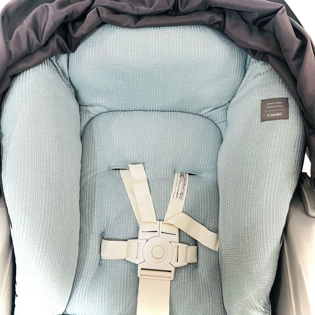 【超美品】テーブル艶有★コンビネムリラオートスイングBEDiスリープシェルブルー