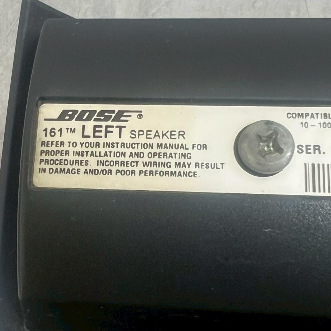 BOSE ボーズ スピーカーシステム 161 TM ブラック ペア