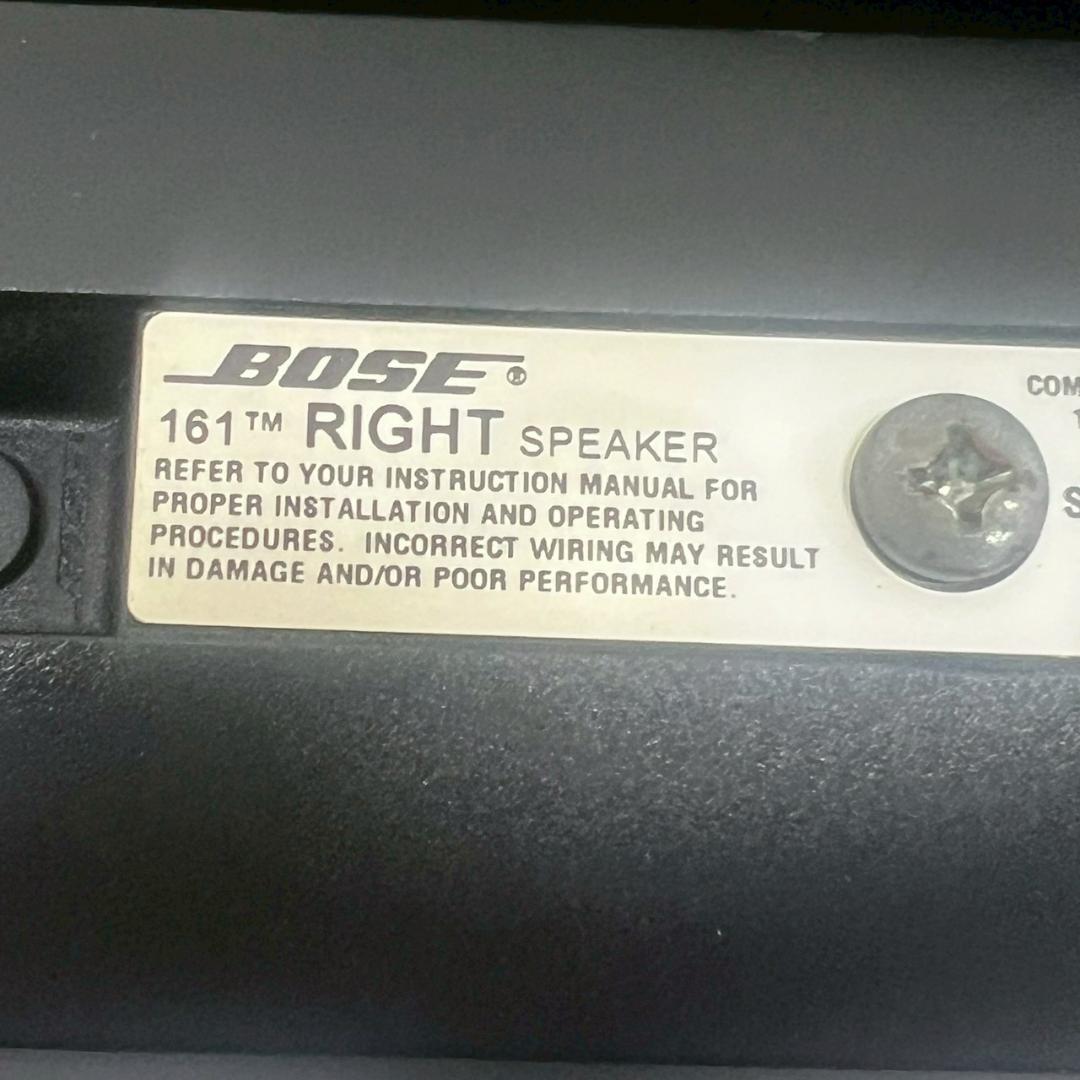 BOSE ボーズ スピーカーシステム 161 TM ブラック ペア