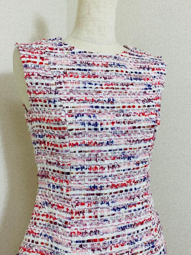 【極美品】Maglie le cassetto ツイード Aライン ワンピース