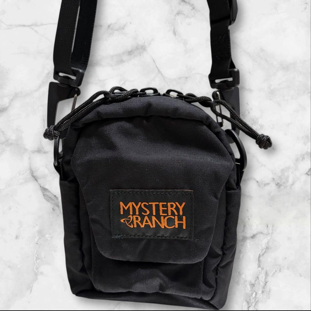 新品級　MYSTERY RANCHショルダーバッグ　ボップ　旧ロゴ　ミニ　黒