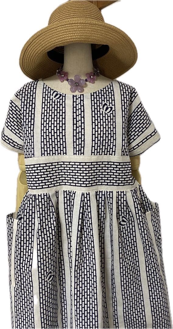 浴衣リメイクワンピース