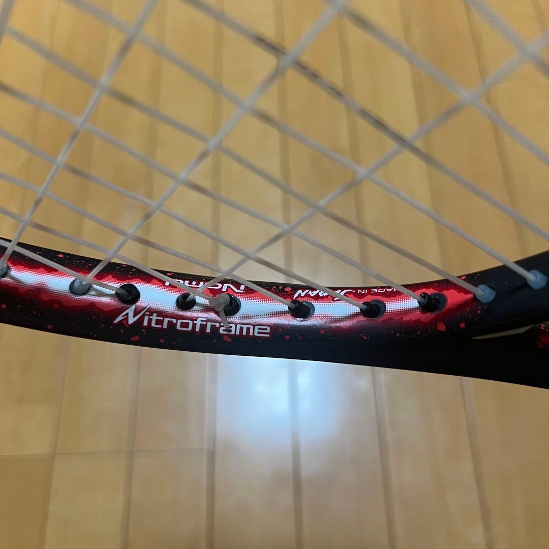YONEX GEOBREAK 70VS 軟式用テニスラケット ブラック×レッド
