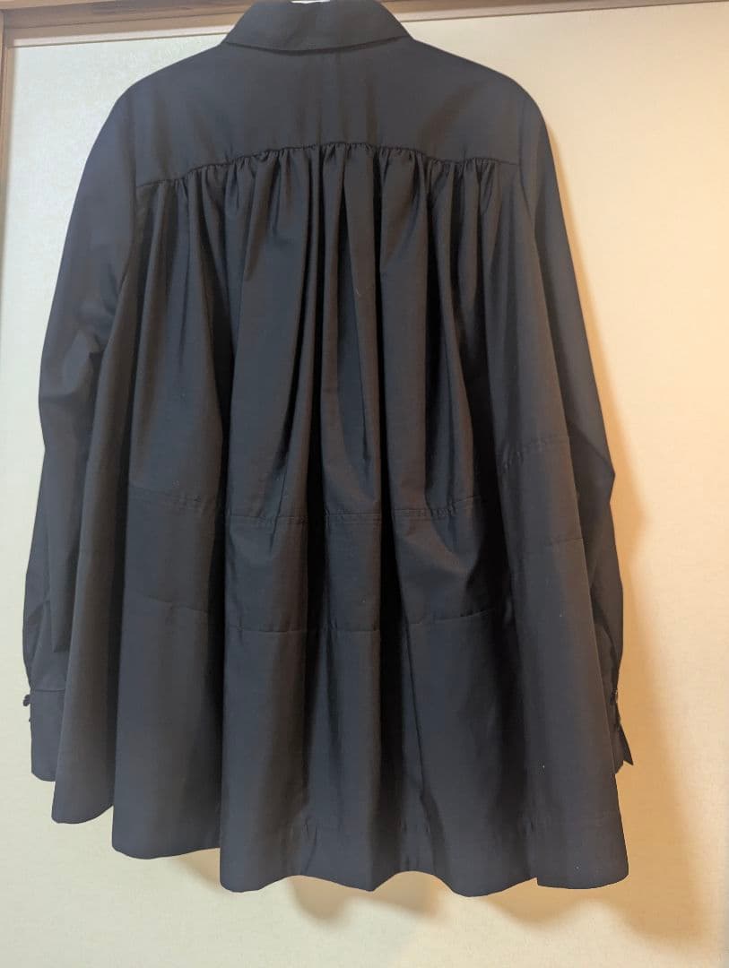 FORFORMO ブラックフリルシャツ　サイズ2