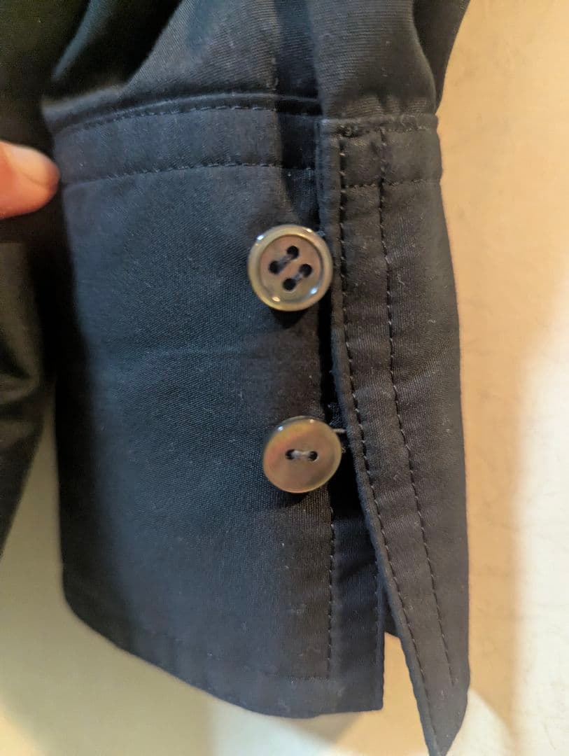 FORFORMO ブラックフリルシャツ　サイズ2