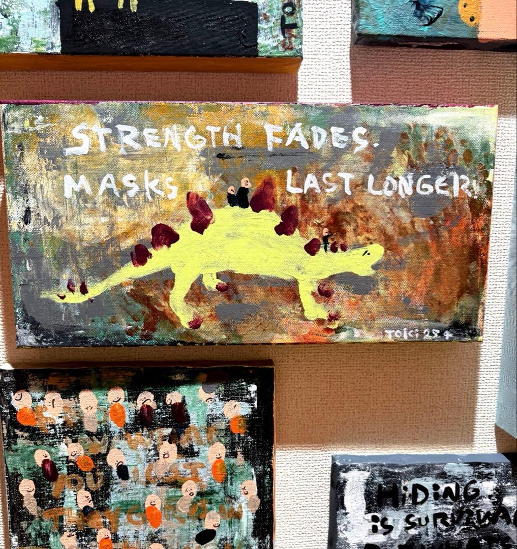 S*N様 TOKI 抽象画 ダイナソー #150