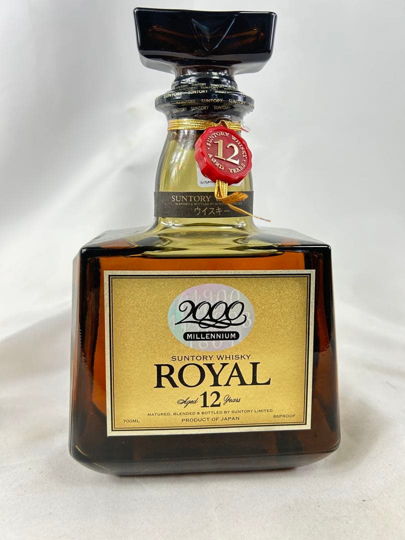 未開栓　サントリー　ローヤル　12年 ミレニアム 2000記念ラベル　箱なし