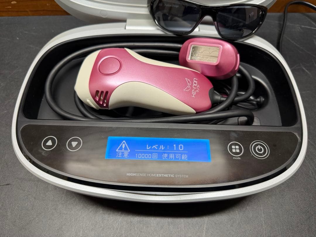 【カートリッジ付】 KE-NON 脱毛器 ピンク v4.1