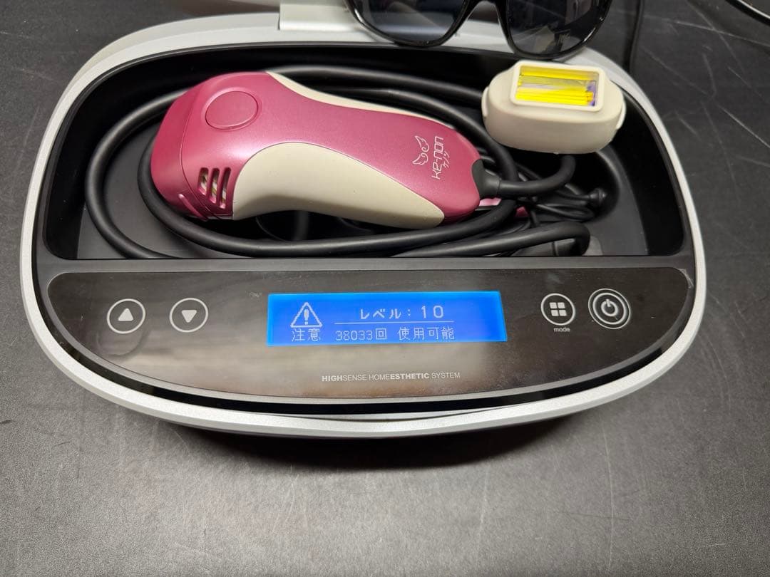 【カートリッジ付】 KE-NON 脱毛器 ピンク v4.1