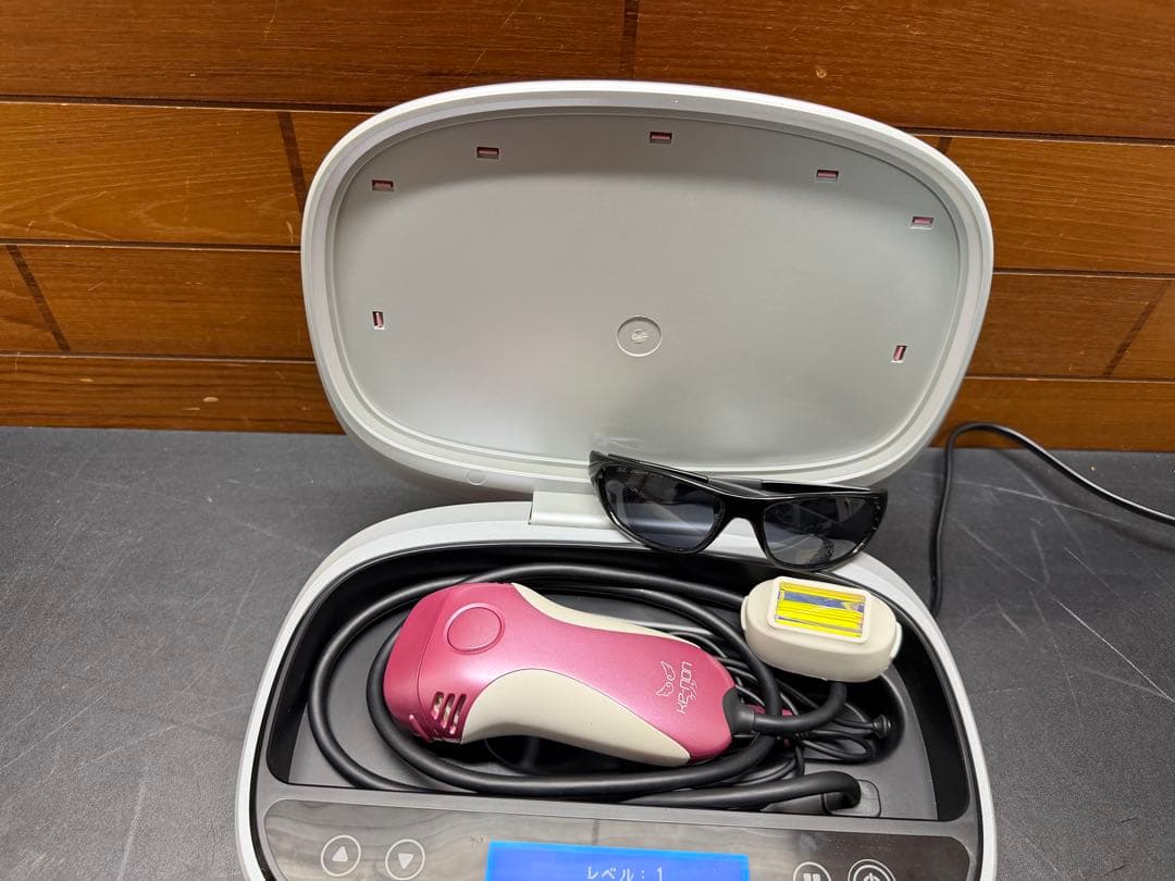 【カートリッジ付】 KE-NON 脱毛器 ピンク v4.1