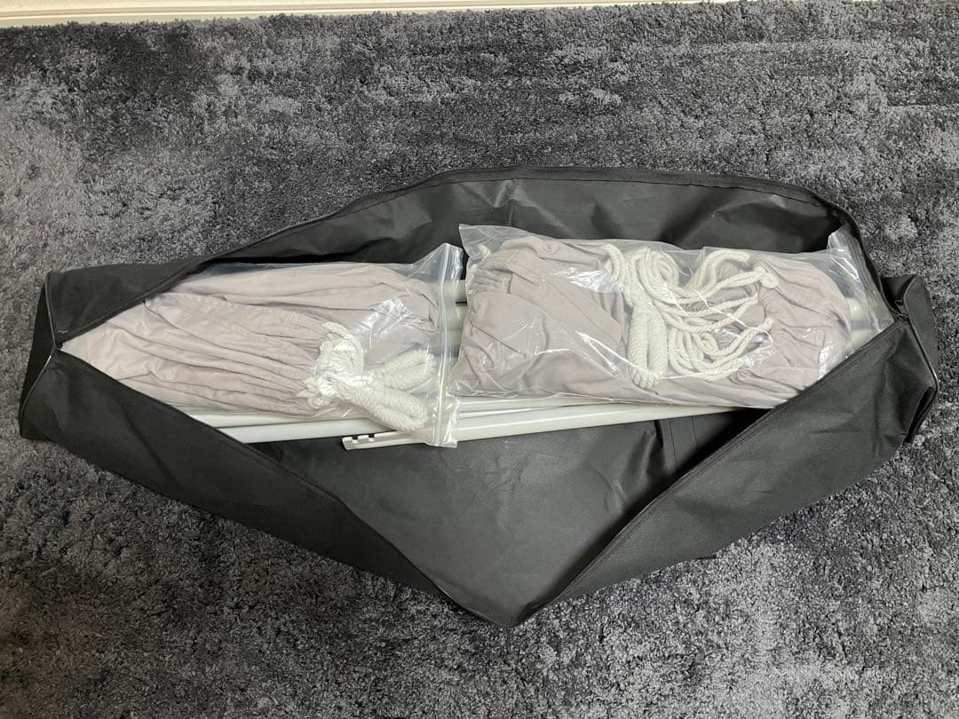 フランフラン　ルボン 3WAYハンモック グレー×ホワイト