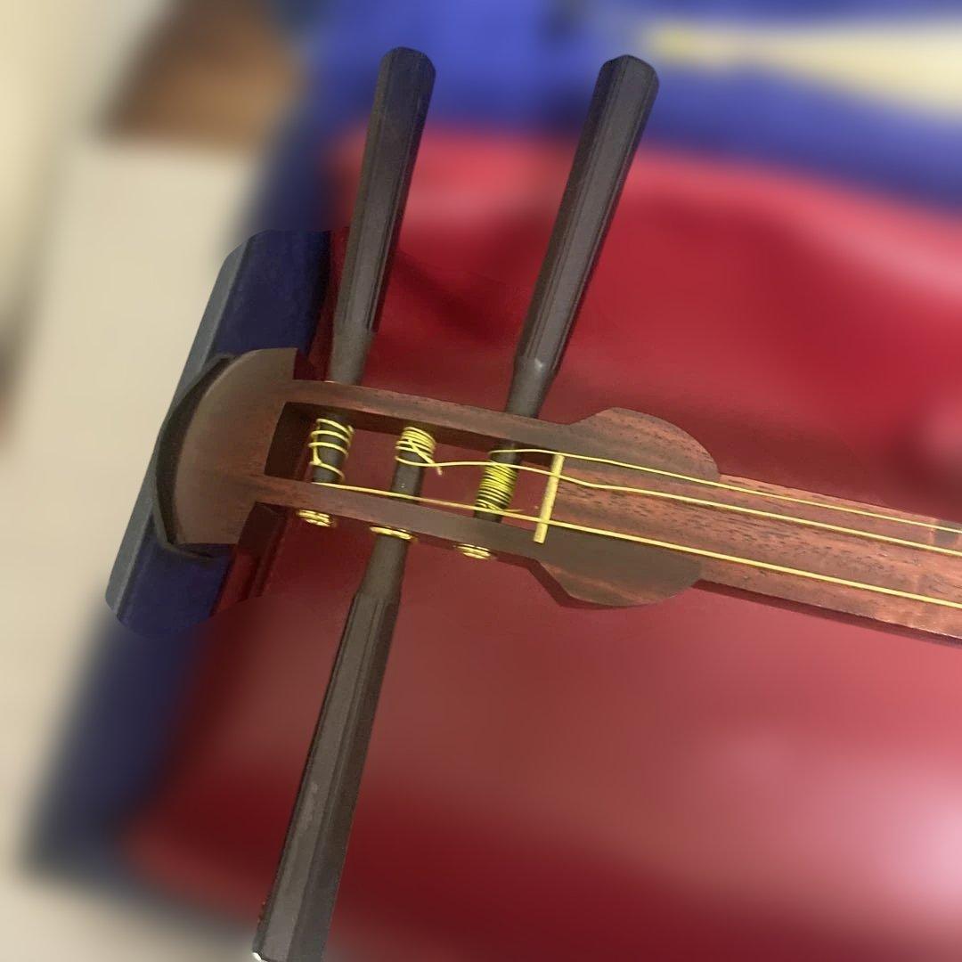 【現状品】　三味線　ケース付き