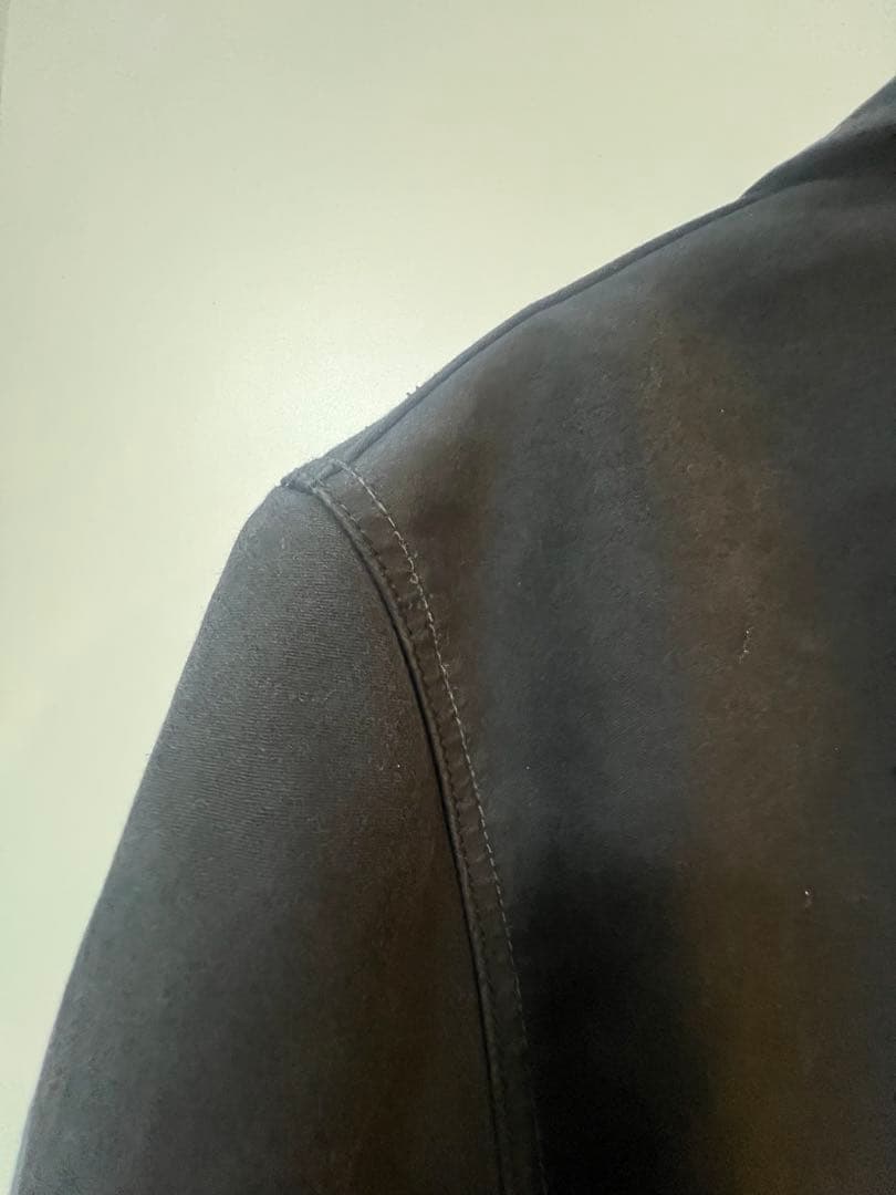 ル・トラヴァイユール・ガリス フレンチモールスキンジャケット ブラック 2