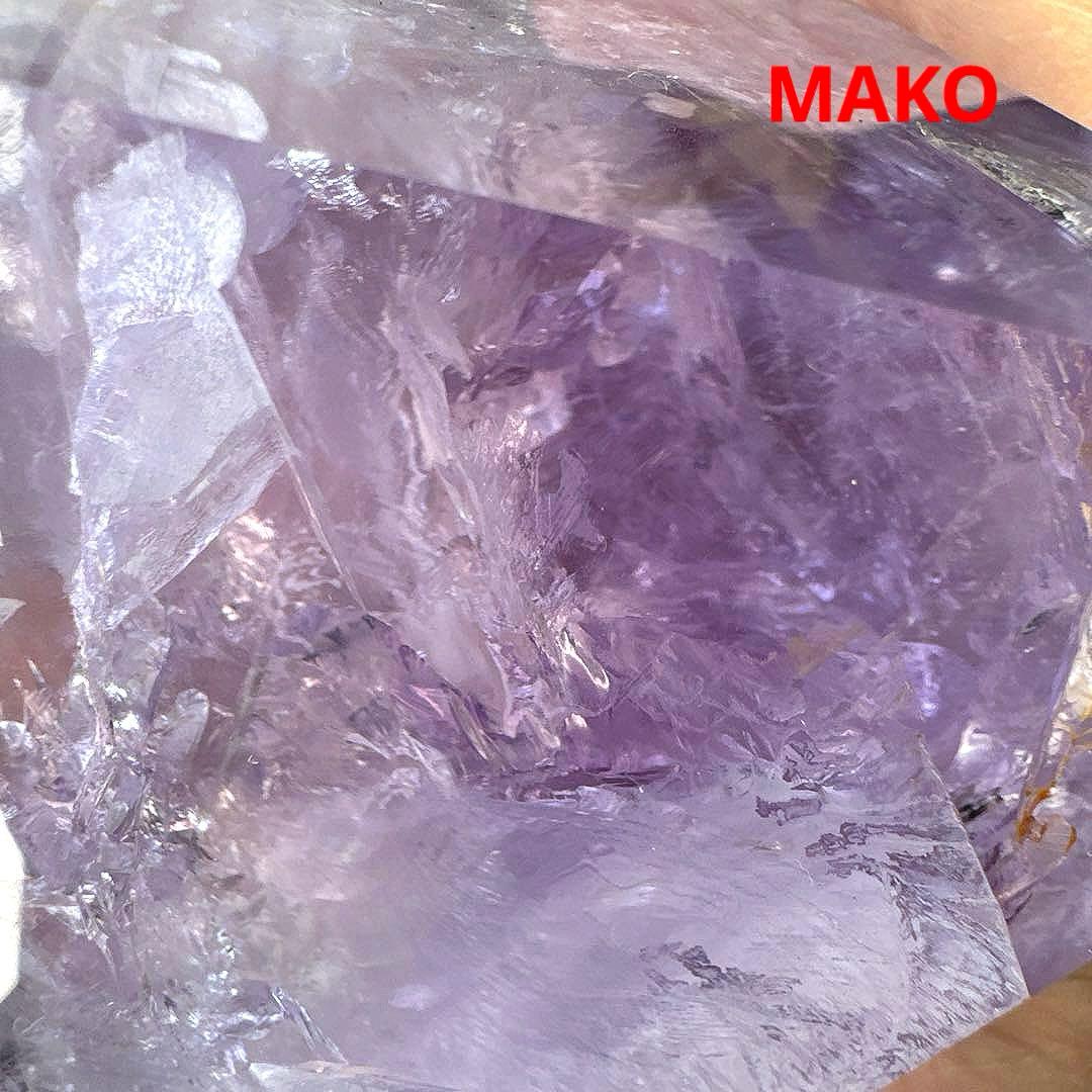 M1878☆アメジストピラミッド625g☆ブラジル産☆天然石　原石