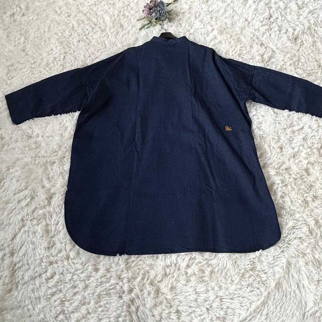 極美品★45rpm/45r ONE ONE いろいろデニムのプルフリルチュニック