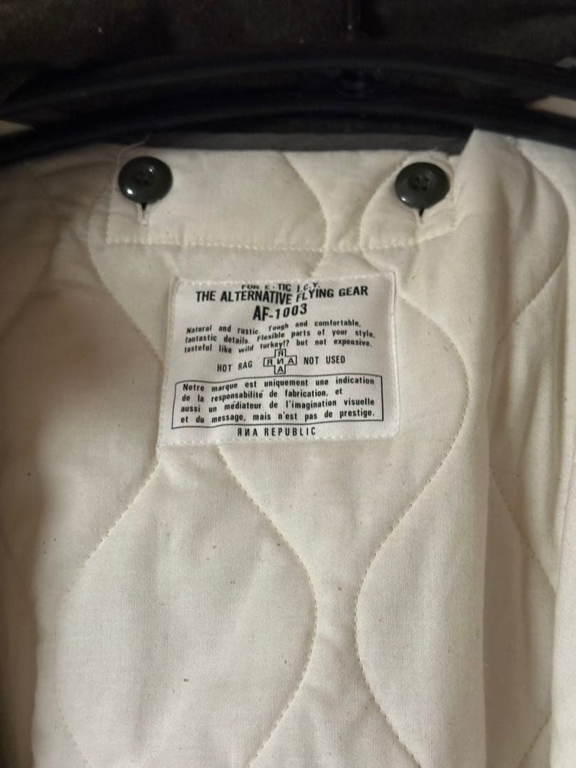 依頼のため値下げしました。新品！RNA /リメイクロングミリタリーコート