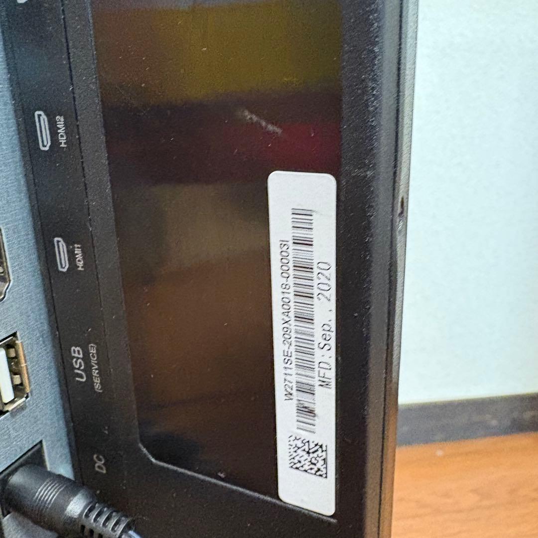 スリムデザイン モニター本体　20年