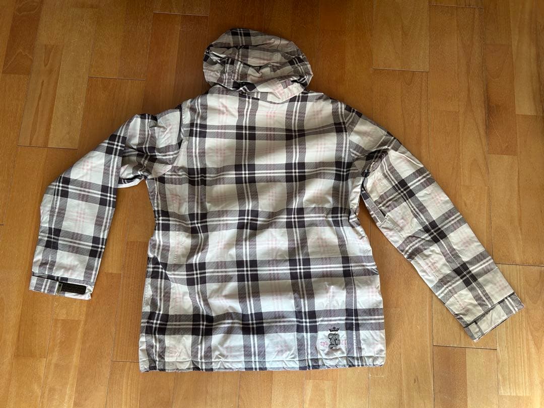 Burton チェック柄ジャケットとブラウンパンツセット