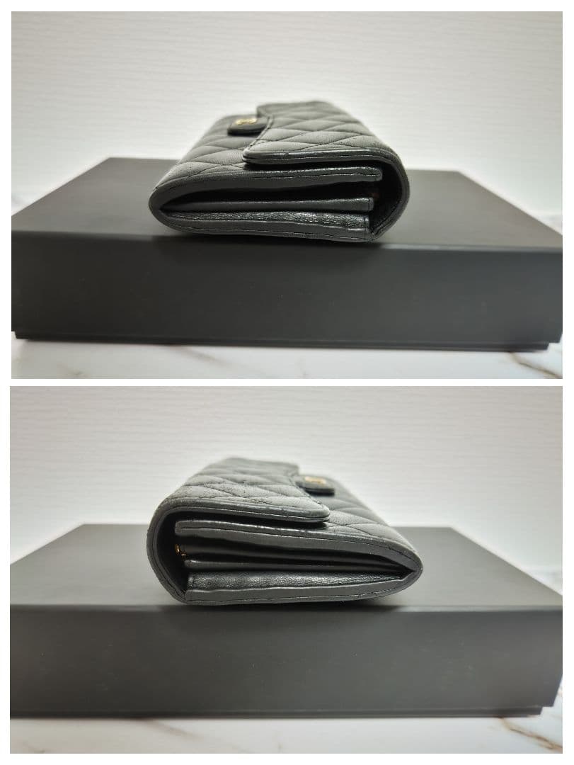 CHANEL シャネル クラシック マトラッセ ロングフラップウォレット 長財布