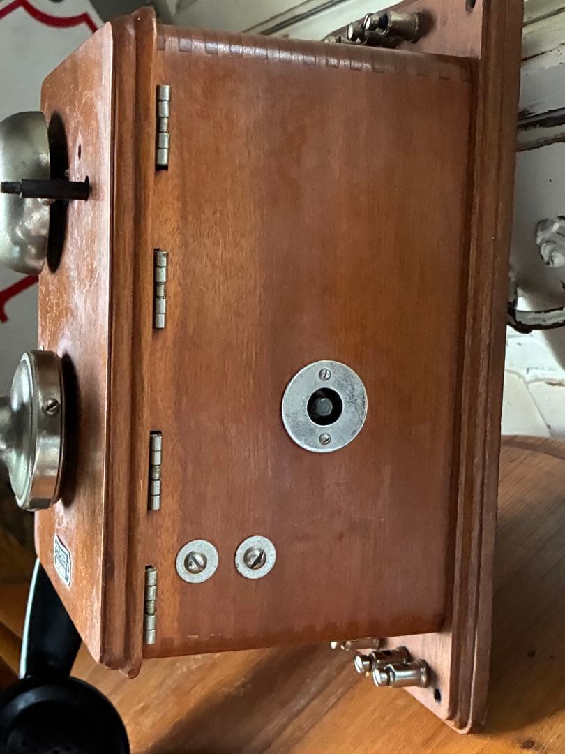 アンティーク　壁掛け式　木製　電話機　日本電信電話公社　骨董　Bell ベル