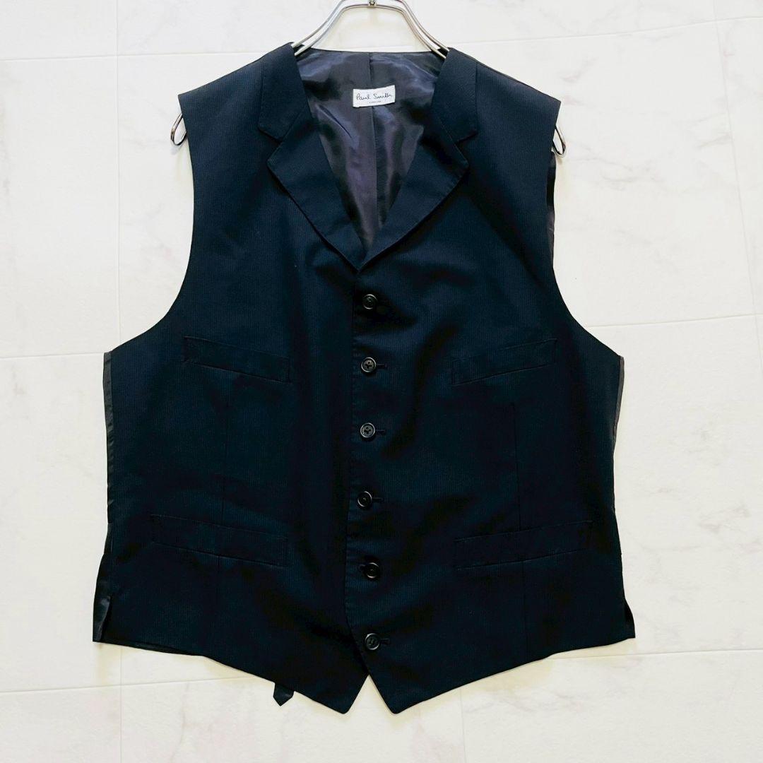 美品✨ポールスミス 大きいサイズ スリーピーススーツセットアップ 黒 2XL