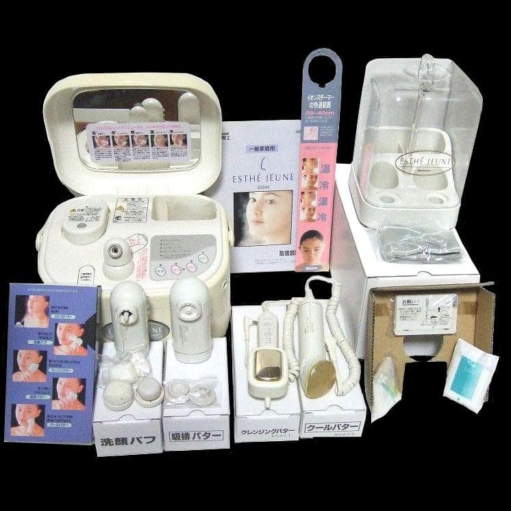 ナショナル エステジェンヌ イオンスチーマー 冷却 他 フルセット※ジャンク品