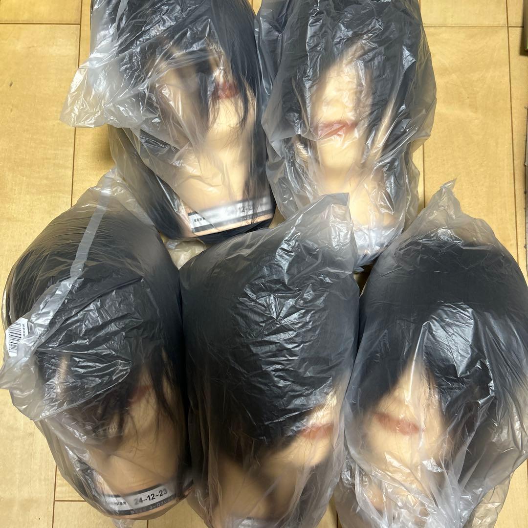 美容師国家試験　カットウィッグ　5体